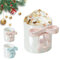 nnOuOnn Pink Bow Mug for Valentines Gifts, Cute Ceramic Coffee Mugs for Women, 350ml Large Coffee Cup with Bow Handle, Insulated Pottery Mug for Home Office