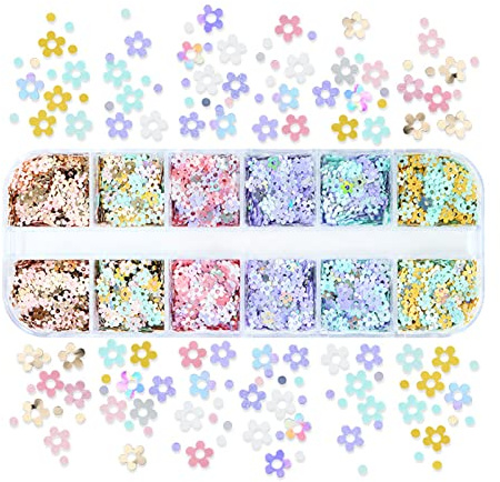 Colorful Flower Flakes for Resin Shaker Mold Filler Epoxy Resin Mold Filling Flower Art Sequins
