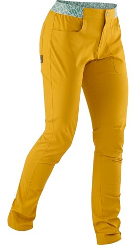 EDELRID Damen Nona Hose, Yellow Curry, XL