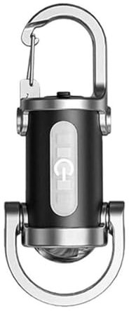 1200LM Super Hell Mini Schlüsselanhänger Taschenlampe Wasserdicht Ultrahelle Wiederaufladbare LED Schlüsselanhänger Taschenlampe, Kompakte Tragbare Leistungsstarke Taschenlampen mit Powerbank & 3 Modi