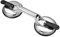 Double Suction Cup Glass Lifter Ceramic Tile Mirror Granite Lifting and Moving Tool Aluminum Alloy Handle(1PCS)