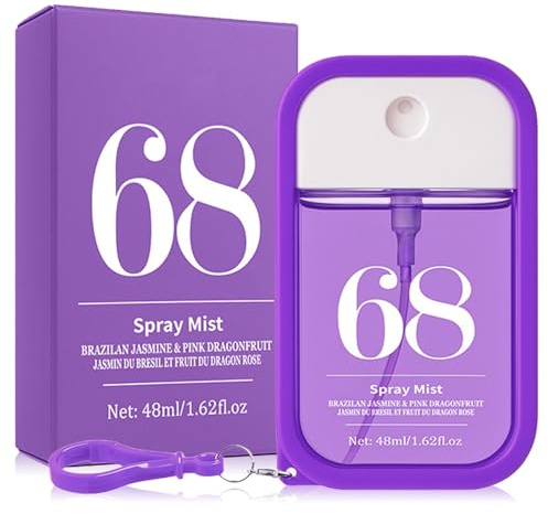 Parfüm Bodyspray Damen 48ml Mit Haken,Fruchtiges Body Mist,Lang Anhaltender | Duftspray,Haar und Körperduftnebel,Damenparfum Körperspray für Tägliches Reisen Urlaubsreise Dating,Geschenk für Frauen