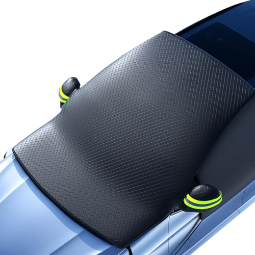 ZHSDMB Frontscheibenabdeckung für Smart EQ fortwo C453 A453, Faltbare Frost Staub Allwetter Abdeckung Gegen Schnee Frontscheibenabdeckung Winter,Front Windshield