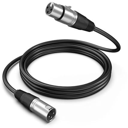FIFINE L9C Balanced 3-Pin XLR Microphone Cable for Podcast Recording