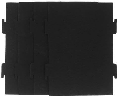 TYCIONG Les Feuilles de Remplacement de Charbon Actif pour Filtre à Charbon Réduisent Efficacement Les Odeurs pour Les -ondes - Paquet de 4