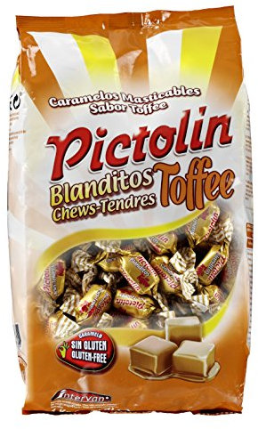 Pictolín Blanditos Tofee - Caramelos masticables sabor toffee - Bolsa de 1kg