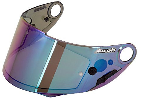Visiera Per Casco Moto Airoh 2018 After Market-Gp500 Iridium (Default , Blu)