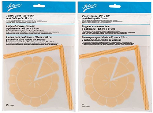 Ateco 690 Pastry Cloth and Rolling Pin Cover 25x20 (2)