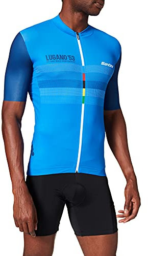 Santini Uci La Dama Herren-Trikot, kurzärmelig S mehrfarbig