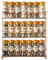 Neo 3 Tier Kitchen Cupboard Cabinet Shelves Shelf Free Standing Jar Spice Rack Holder Storage Organiser (Copper)