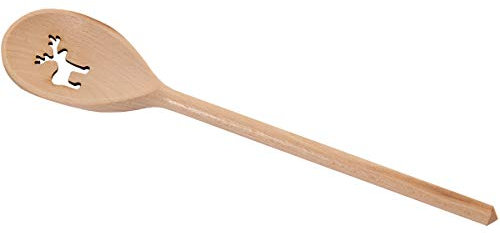 Spruchreif · Kochlöffel Holz · Motiv Tannenbaum Stern Rentier Holzkochlöffel · Küchenhelfer · Holzlöffel · Geschenkideen Weihnachten · Küchendeko (Rentier)