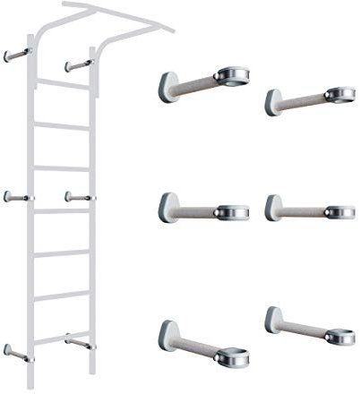 Kupplungslasche Verbindungsclip für eine Sprossenwand Wandmontage 6 Stück