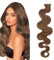 SEGO Tape Extensions Echthaar GEWELLT 50cm Klebeband Haarverlängerung 20 Stück 50G mit 10 PCS Doppelseitig Ersetz-Klebestreifen 100% Remy Haar Hellbraun#6-1 20(50cm)-20 PCS-Gewellt