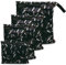 Joyo roy Nappy Bag 4pcs Wet Bag for Baby Diapers Wet Bag for Cloth Nappies Wet Suit Bags for Beach Pool Daycare Gym Nappy Bags Baby Nappy Bag Cloth Nappy Wet Bags SMML