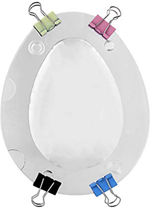 kushuang Ostereier Gießform, Acryl, Oval, Glatt, Ostereier-Backform 2 Stück Fondantform Kuchenformen Kuchendekoration Backwerkzeuge