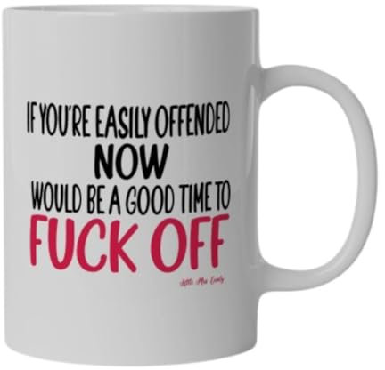 Cheeky Chops Little Miss Cunty Mug If You're Easily Offended Now Would be a Good time to Fuck Off LMC43
