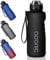 ADORIC Water Bottle 1.5L Leak Proof Drinks Bottle with Filter, BPA Free Tritan Non-Toxic Plastic Sport Water Cup, Flip Top, for Work, Gym, Travel, Sports