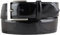 Lack-Gürtel aus Leder 4 cm | Glänzender Ledergürtel 40mm Herren | Eleganter Gürtel made in Italy | Schwarz 120cm