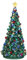 Lemax- Christmas Village Accessory: Outdoor Holiday Tree, Multicolore, 24954