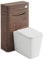 Eaton Redwood WC Unit WC Toilet Includes Concealed Cistern Bathroom WC Unit 500mm