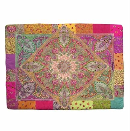 Caleffi Bohemian Plaid Variante Korallen