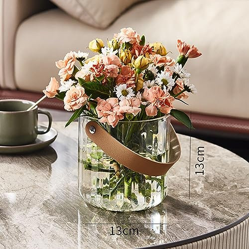 DAZZLEEX Seau à glace, seau à glace transparent pour boissons, vin et fruits dans les bars et les rassemblements, transparent M