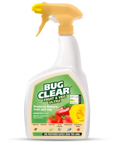 Bug Clear Ultra House Plant Bug Killer - 800ml Ready to Use Fly Spray for Aphids, Scale Insects, Mealy Bugs, and Other Mites - Houseplant Bug Killer With Perfectonish Thank You Packaging (1)