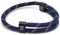 KAROO EARTH JEWELLERY Karoo Earth Unisex Rope Bracelet | Adjustable Paracord Durable Waterproof Bracelet | Nautical Braided Surfer Bracelet (Blue Ensign)