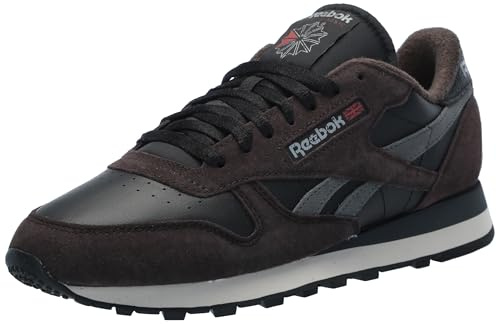 Reebok Unisex-Erwachsene Classic Leather V1, Black/Dark Matter/Grey 5, 8.5 Women/7 Men
