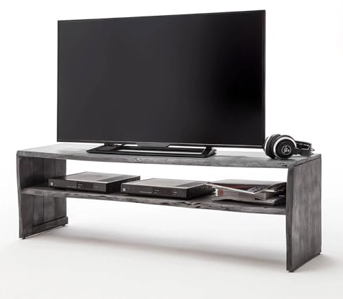 AMD newlifeOutlet BIRAMI TV-Board Akazie massiv - grau