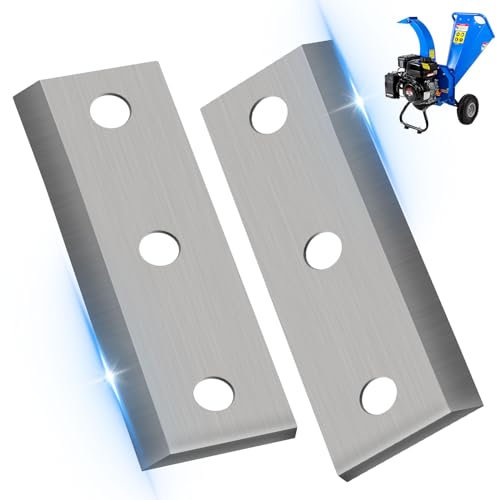 2 Pack Wood Chipper Blades (4.15 L x 1.33 W) for Landworks, Superhandy LCE12, Greatcircleusa GUO033 GUO035 GUO054, A30/B40 series and EFCUT C30, C30 Mini, C30 Lite&3-IN-1 Wood Chippers Shredders