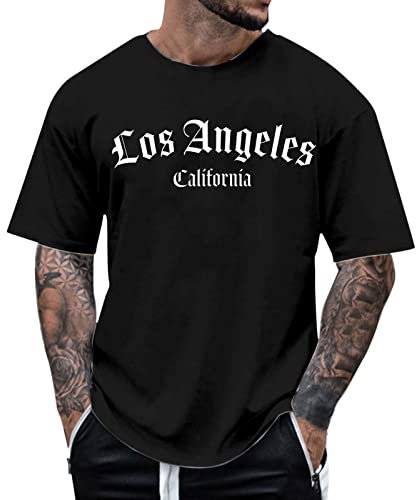 Blitzangebote des Tages Oversized Tshirt Herren Mode Lose Rundhals Kurzarm Sommer Klamotten Herren Cooles Tshirt Herren Sommer Klamotten Herren Tshirt Herren Oversize Vatertagsgeschenk für Papa
