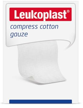 Leukoplast Mullkompressen 5 x 5 cm, compress cotton gauze, steril, 25 x 2 = 50 Stück