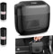 Bote de Basura Para Coche con Tapa Bote Basura Universal Para Automóvil Bote Basura para Automóvil Colgante Accesorios Coche Apto para Limpieza de Interiores y Recogida de Basura(Negro)