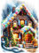EOBROMD Diamond Painting Erwachsene Süßigkeiten-Haus, 5D Diamant Painting Bilder Erwachsene Weihnachten, DIY Diamond Painting Bilder Diamant Malerei Set für Wanddekoration 30x40 cm