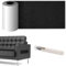 HENGBIRD Kunstleder Selbstklebend 10x160cm Kunstleder Reparaturset Leder Reparatur Set Lederflicken Selbstklebend Schwarz Geeignet für Sofa, Leder, MöBel, Autositze, Renovierung von Ledertaschen
