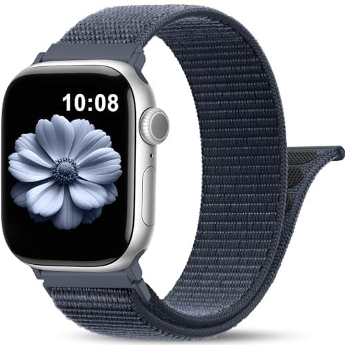 Higgs Correa Nylon Compatible con Correas Apple Watch 40mm 41mm 38mm 44mm 45mm 46mm 42mm 49mm, Pulsera Sport Nylon para iWatch Series 11 10 SE 9 Ultra3/2/1 8 7 6 5 4 3 2 1 Mujer Hombre