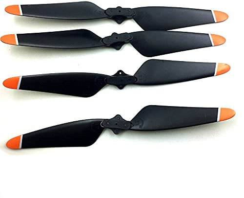 BALTDJL Propellers Spare Parts Set Compatible With Accs CW CCW GPS 5G WiFi FPV With 6K ESC HD Camera 2-Axis Gimbal RC Pro Drone Compatible With X17 Pro Drone Replacement Blades(Orange)