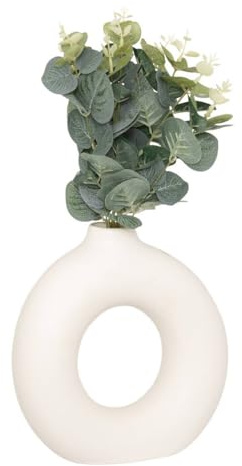 Atmosphera - Komposition eukalyptus mit vase suza h37cm - Modell A