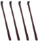 WANDGU Rascador de Espalda Extensible: 4 Piezas Dispositivo de Masaje de Madera, Alivio Instantáneo del Picor, para el Hogar y la Oficina (Color Madera Natural)