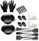 Vaguelly Kit De 21 Piezas Para Teñir El Cabello Peine Para Teñir El Cabello Kit De Herramientas Para Teñir El Cabello Cepillo Para Teñir El Cabello Kit De Herramientas Para Teñir El