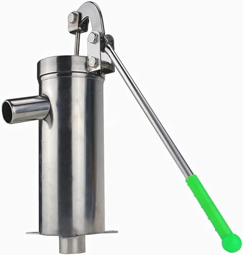 XXGJOALD Manuelle Brunnenpumpe - Edelstahl-Tiefbrunnen-Handpumpe Saugpumpe - 10 m/32,8 Fuß Reichweite - zum Pumpen von Grundwasser im Garten