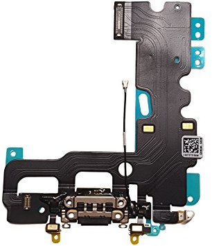 TY BETTERY® Connecteur de Charge Compatible avec iPhone 7 - Câble Nappe de Rechange Dock Connector - Noir