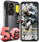 OUKITEL WP300 Rugged Smartphone 5G - Android 15, 16000mAh(45W) 36GB+512GB/2TB Telefono Indistruttibile 108MP+32MP, 120Hz 6.8 2.4KFHD+, Multi-modulo 370LM lampada+Cuffie con display, Dual SIM/NFC/OTG