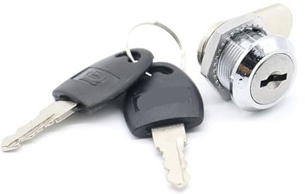 Serrature a cilindro a camma for porta, armadietto, cassetta postale, lucchetto, cassetto, armadio, scatola, serratura con 2 chiavi, 1 pezzo(30mm Same Key)