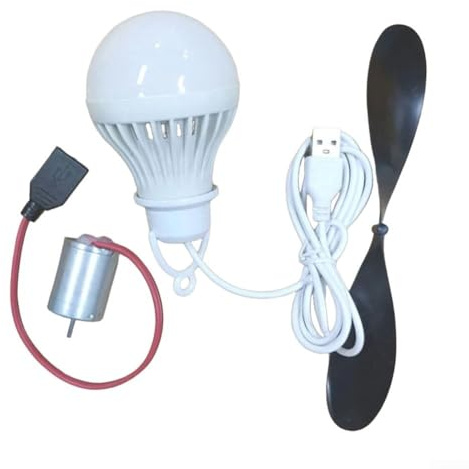 Kit generatore a turbina eolica fai da te design verticale per scienze energetiche rinnovabili - Strumento di apprendimento pratico con striscia luminosa 18 cm