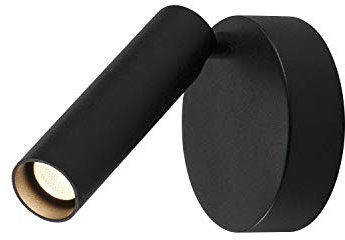 SLV LED Strahler KARPO dreh- und schwenkbar | Design Wand- und Deckenleuchte | LED Spot, Deckenfluter, Deckenstrahler, Decken-Lampen, Wand-Lampe, Wand-Leuchte |mit Premium-LED | schwarz, 3000K