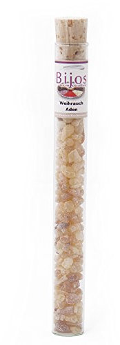 Bitto Räucherwerk Weihrauch in 35 ml Glasröhre Aden - klärt die Sinne, schafft Reinheit und Ruhe