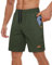 TACVASEN Training Shorts Men with Pockets Running Shorts Sport Jogger Short Gym Yoga Shorts Mens Athletic Shorts Workout Fitness Lightweight Shorts Green Olive
