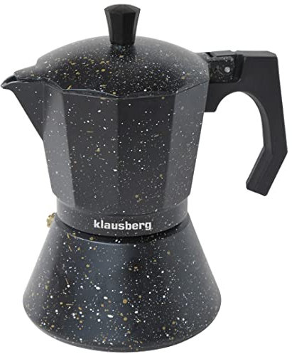 Klausberg Moka Express 6 Tassen Espressokocher Kaffepresse Kaffeekocher KB-7159 Induktionsherd